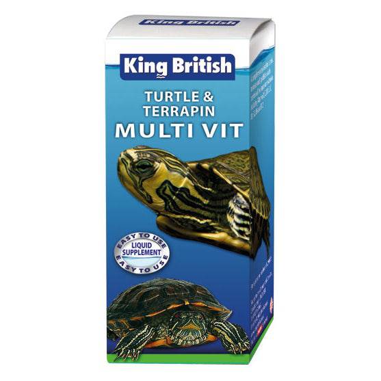 King British Turtle & Terrapin Multi-Vit Vitamins Supplement 20ml - Real Aquatics