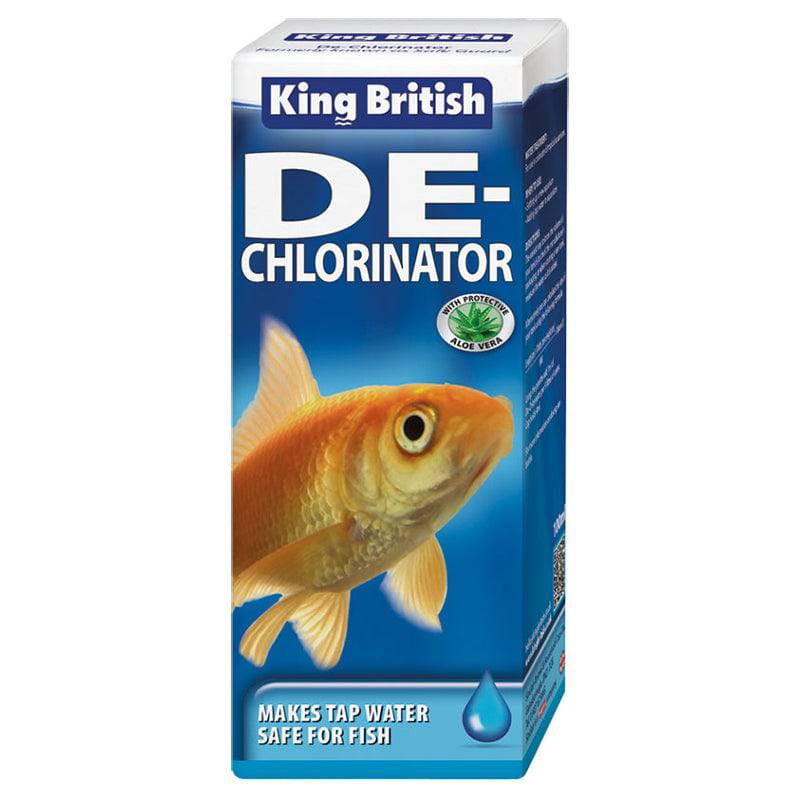 King British De-chlorinator 100ml - Real Aquatics