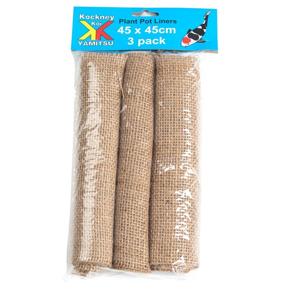 Kockney Koi Hessian Squares Pre-Packs 45 x 45cm 3pk