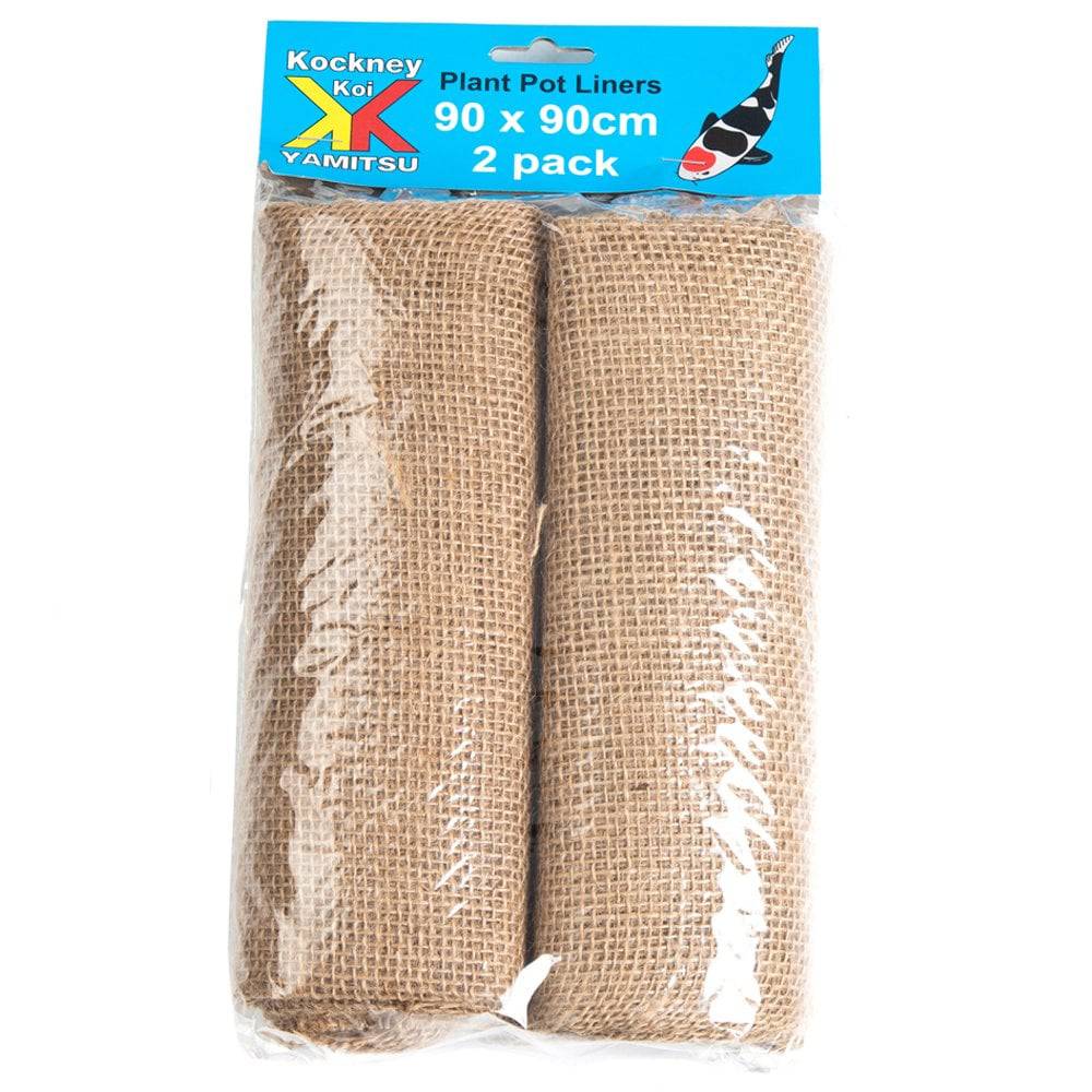 Kockney Koi Hessian Squares Pre-Packs 90 x 90cm 2pk