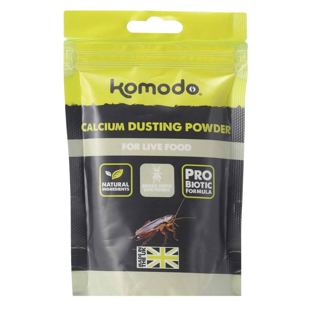 Komodo Calcium Dusting Powder 200g - Real Aquatics