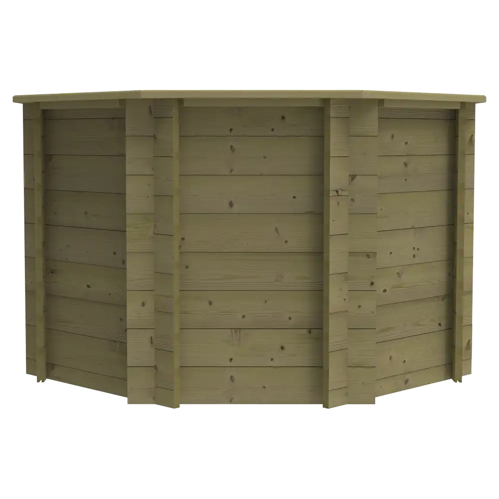 The Garden Timber Company Wooden Fish Ponds 6ft Octagonal 1099mm Height 2150L