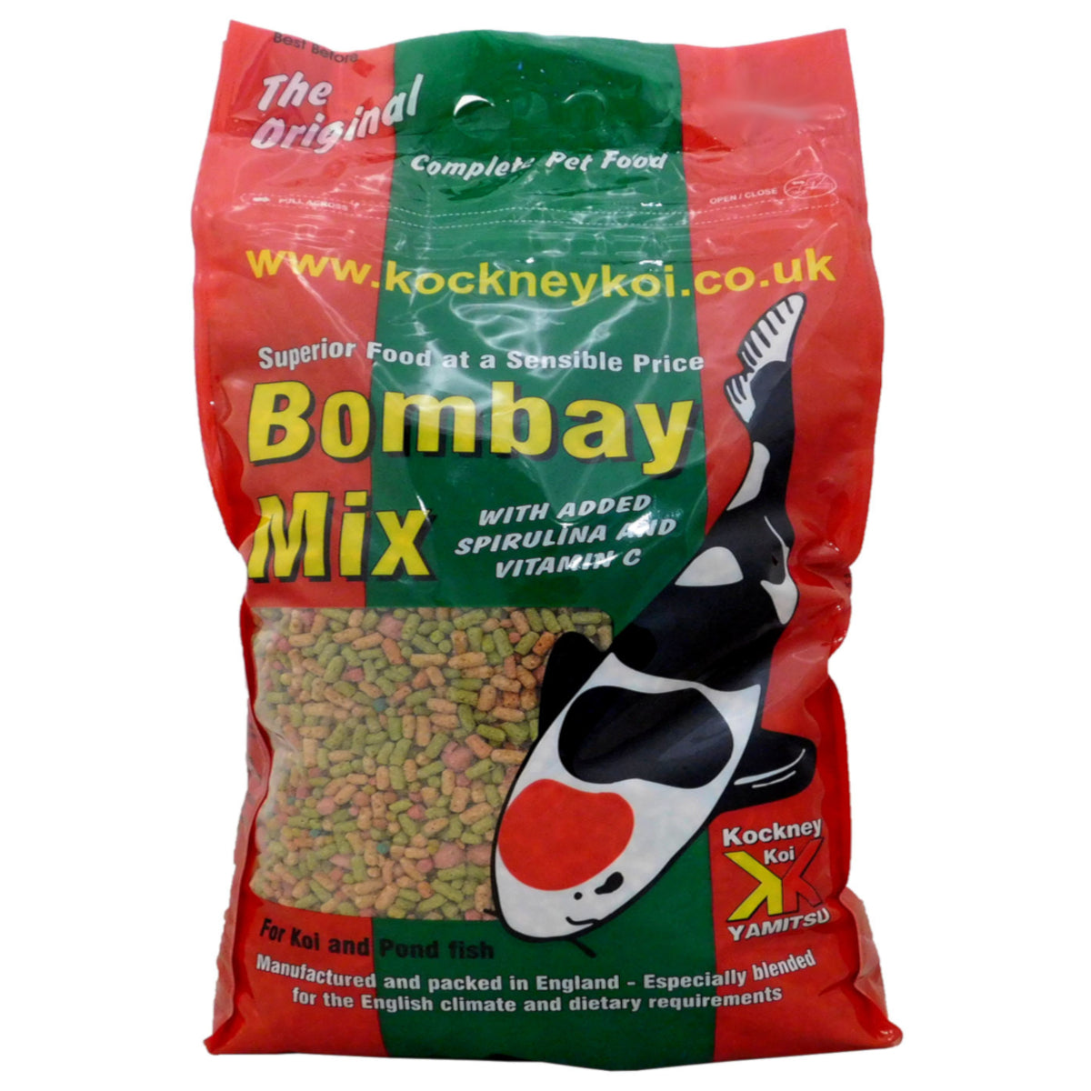 Kockney Koi Bombay Mix Pond Fish Food 10kg