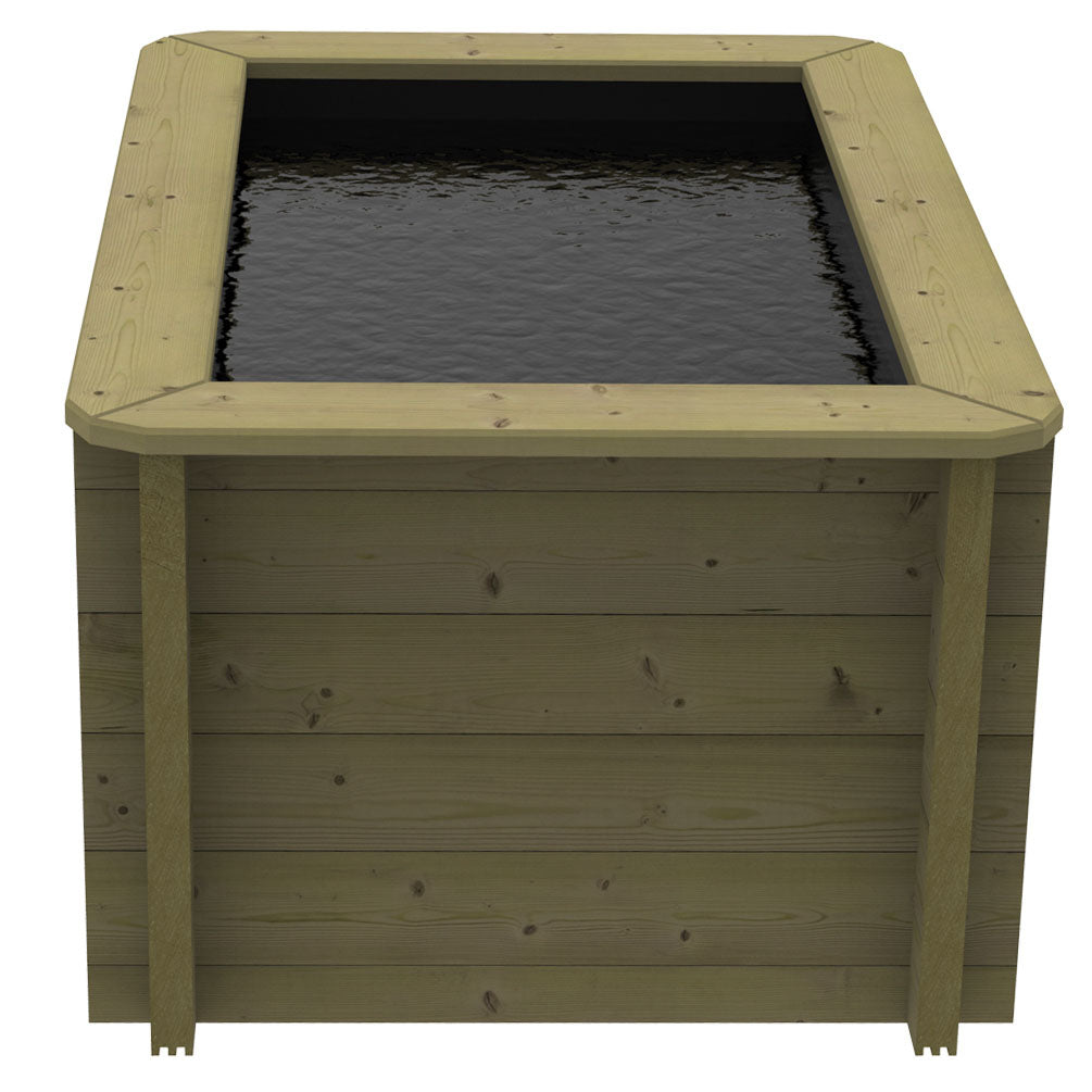 The Garden Timber Company Wooden Fish Ponds 1.5x1m 697mm Height 589L