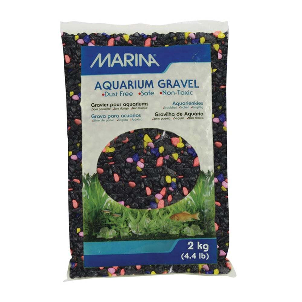 Marina Decorative Aquarium Gravel Neon Twilight 2kg