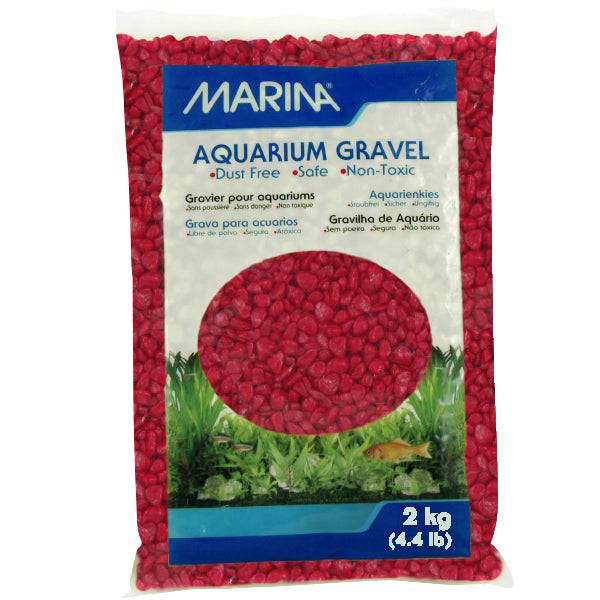 Marina Decorative Aquarium Gravel Red 2kg