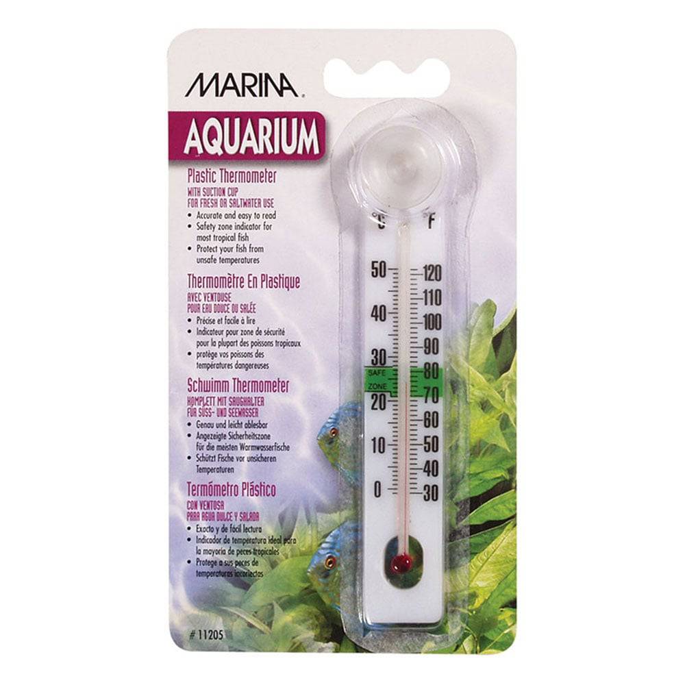 Marina Plastic Hanging Thermometer - Real Aquatics