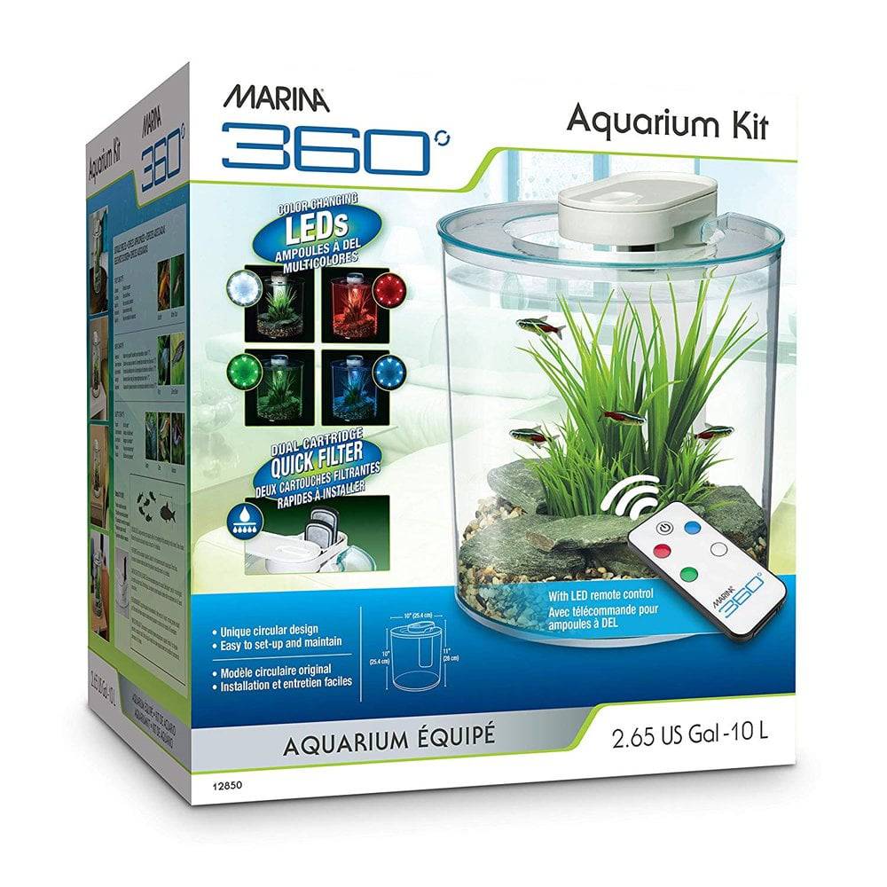 Marina 360 Aquarium Kit 10L - Real Aquatics