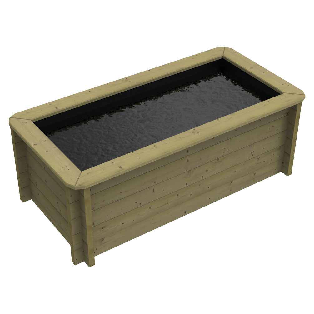 The Garden Timber Company Wooden Fish Ponds 2x1m 697mm Height 823L