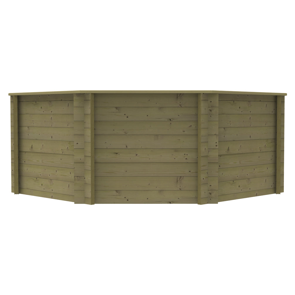 The Garden Timber Company Wooden Fish Ponds 10ft Octagonal 1099mm Height 6722L