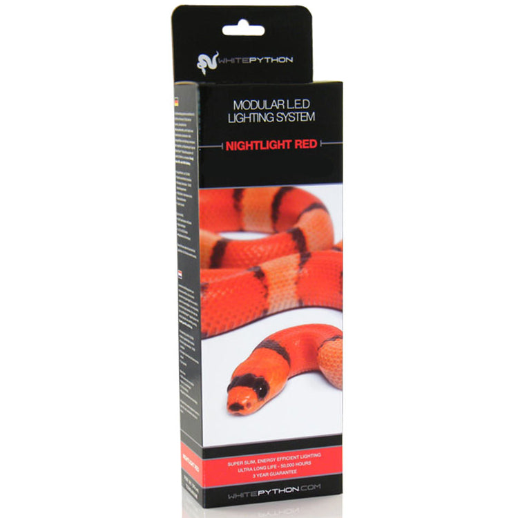 White Python Reptile LED Kits Nightlight Red 2 Sizes