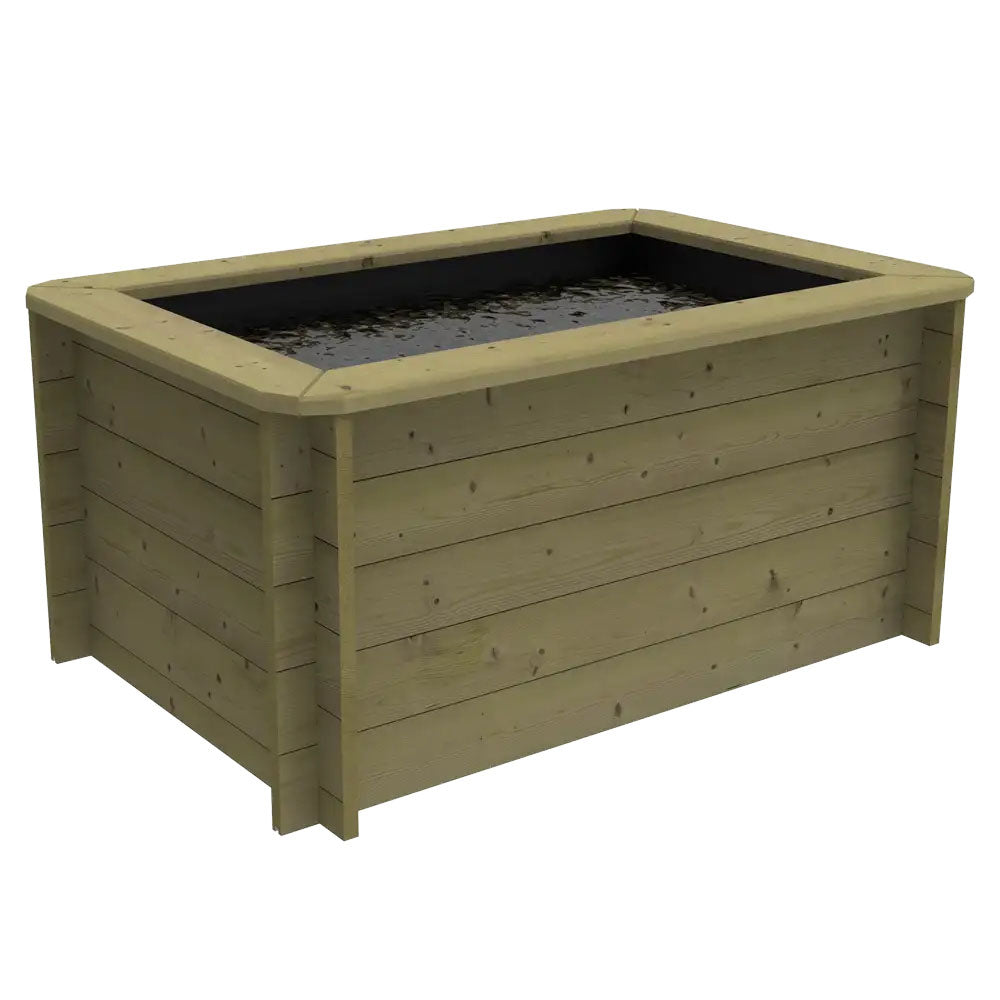 The Garden Timber Company Wooden Fish Ponds 1.5x1m 697mm Height 634L