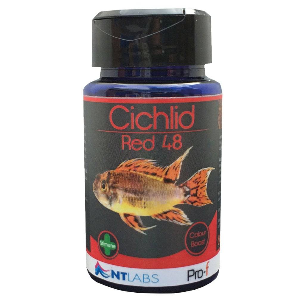 NT Labs Pro-f Cichlid Red 48 Food Granules 35g / 95g - Real Aquatics