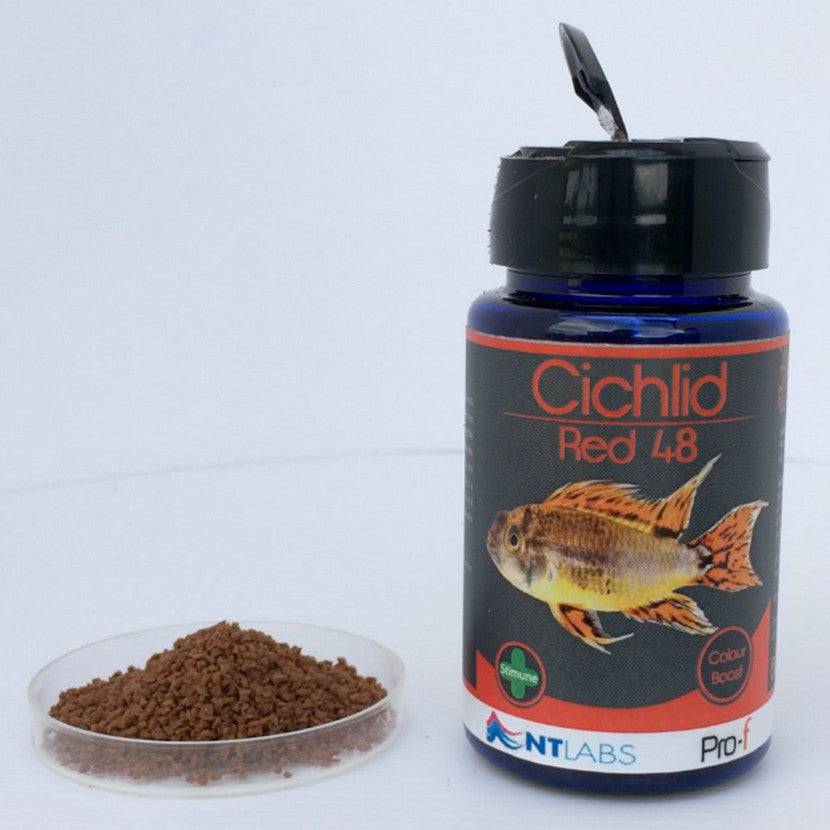 NT Labs Pro-f Cichlid Red 48 Food Granules 35g / 95g - Real Aquatics