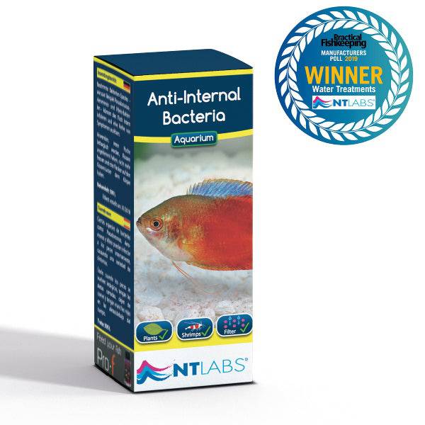 NT Labs Anti-Internal Bacteria Aquarium Disease Treatment 100ml/250ml - Real Aquatics