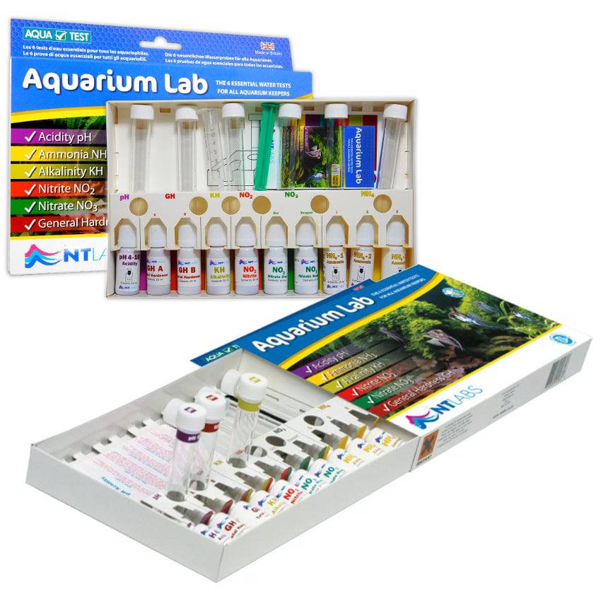 NT Labs Aquarium Lab Multi Test Kit Water Testing 200 Tests - Real Aquatics