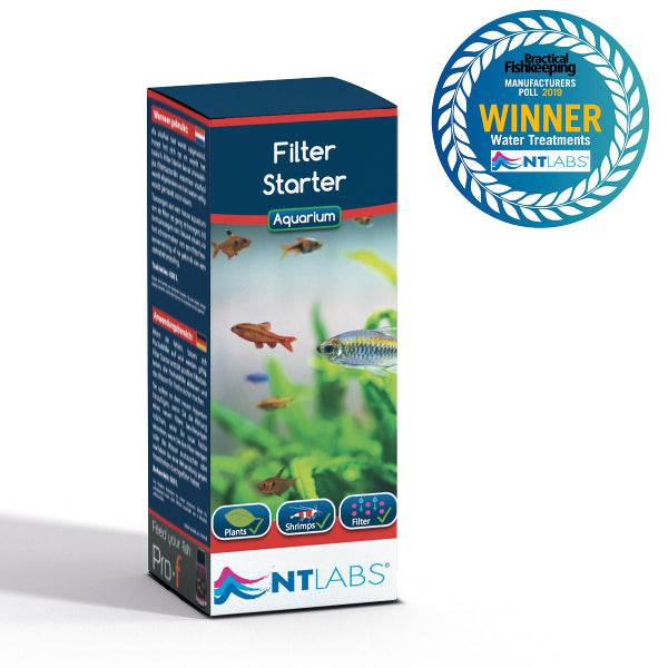 NT Labs Filter Starter Quick Start Aquarium Fish Tank Friendly Bacteria 100ml - Real Aquatics