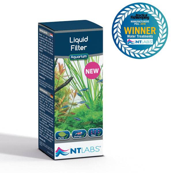 NT Labs Liquid Filter Natural Bacteria Compounds &amp; Odour Removal 100ml - Real Aquatics