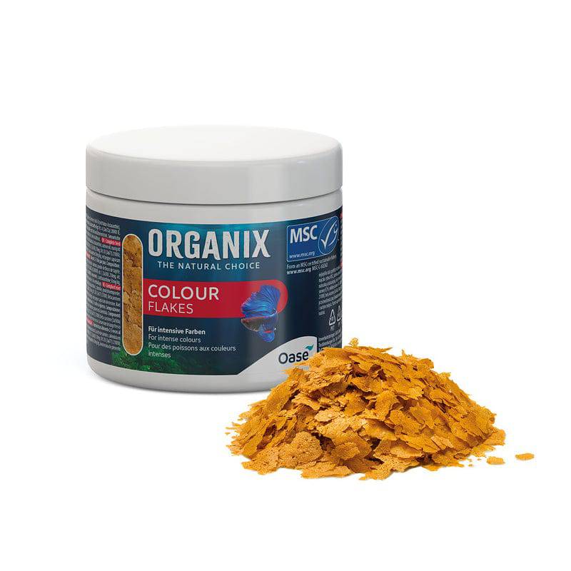 Oase ORGANIX Colour Flakes Fish Food 175-500ml - Real Aquatics