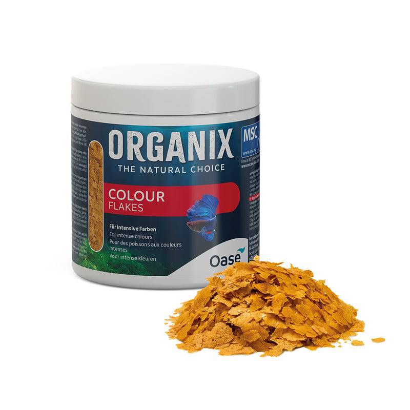 Oase ORGANIX Colour Flakes Fish Food 175-500ml - Real Aquatics