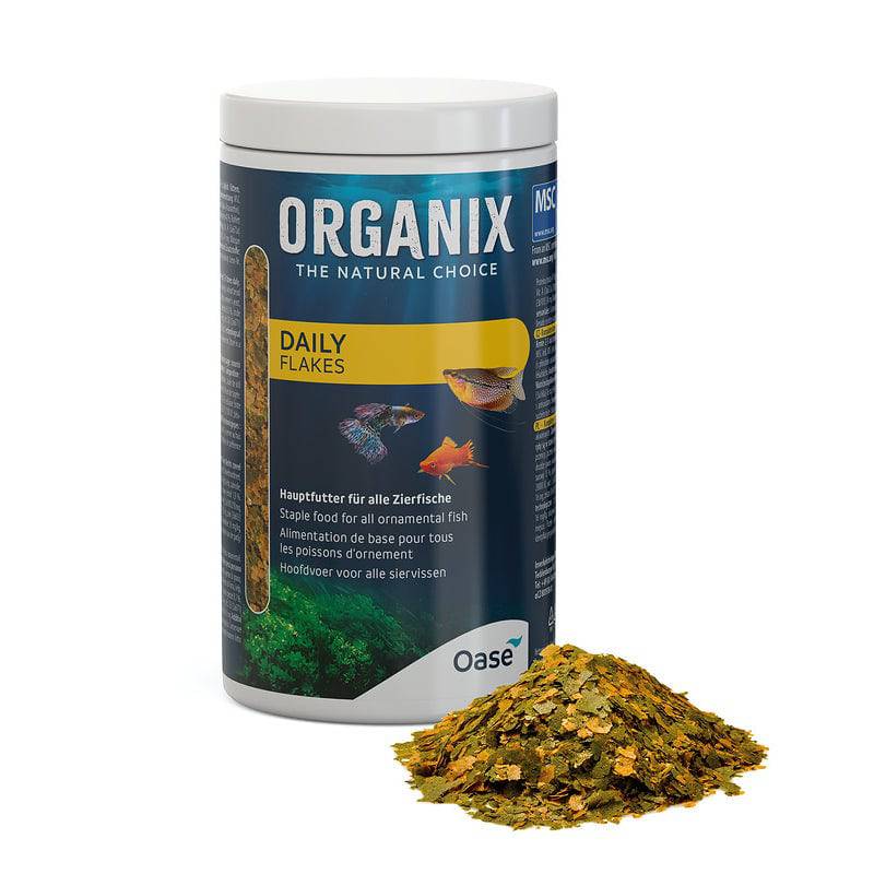 Oase ORGANIX Daily Flakes Fish Food 175-1000ml - Real Aquatics