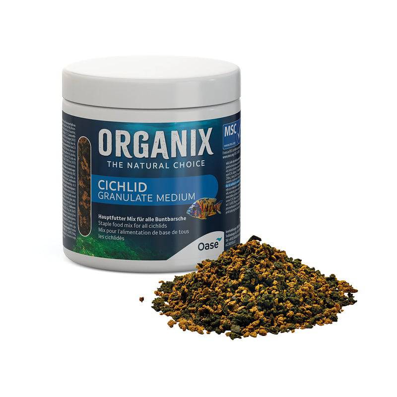 Oase ORGANIX Cichlid Granulate Granules Fish Food Medium 250-1000ml - Real Aquatics