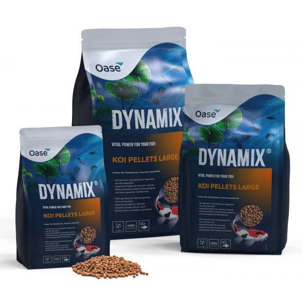 Oase Dynamix Koi Pellets Floating Fish Food Large 5-7mm - Real Aquatics