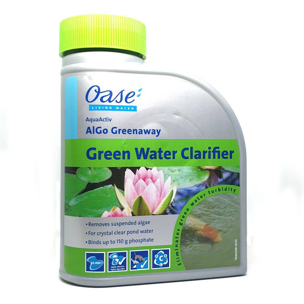 Oase AquaActiv AlGo Greenaway Green Water Clarifier 500ml - Real Aquatics