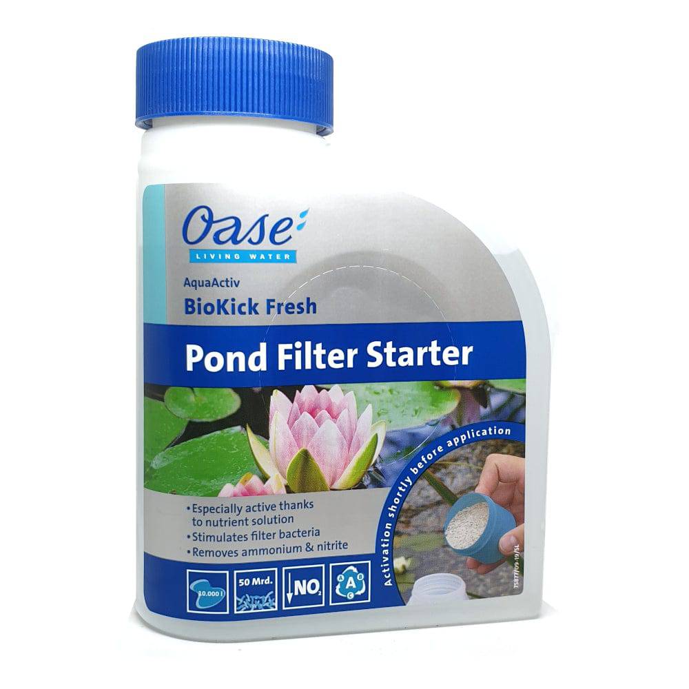 Oase AquaActiv BioKick Fresh Pond Filter Starter 500ml - Real Aquatics