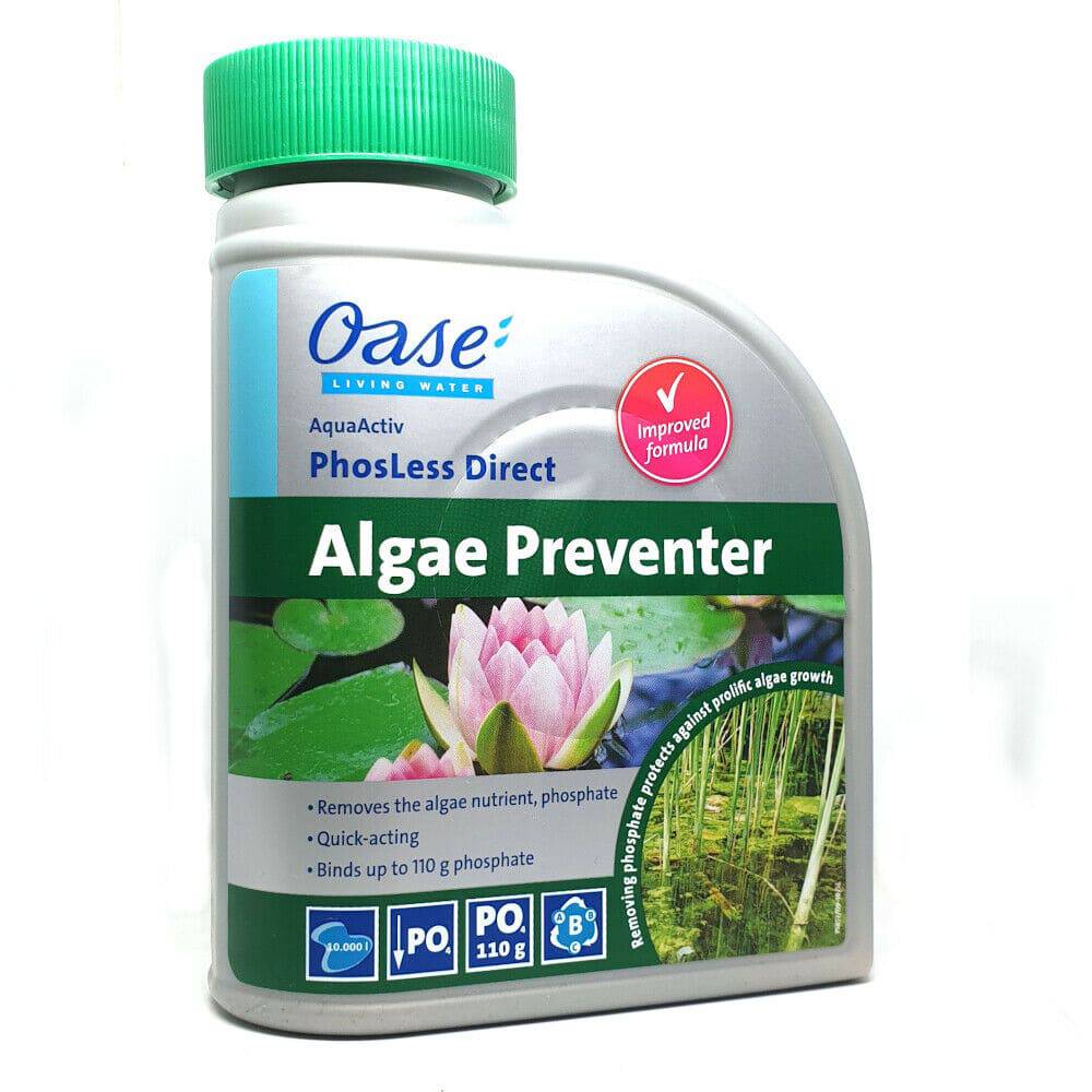 Oase AquaActiv PhosLess Direct Algae Preventer 500ml - Real Aquatics