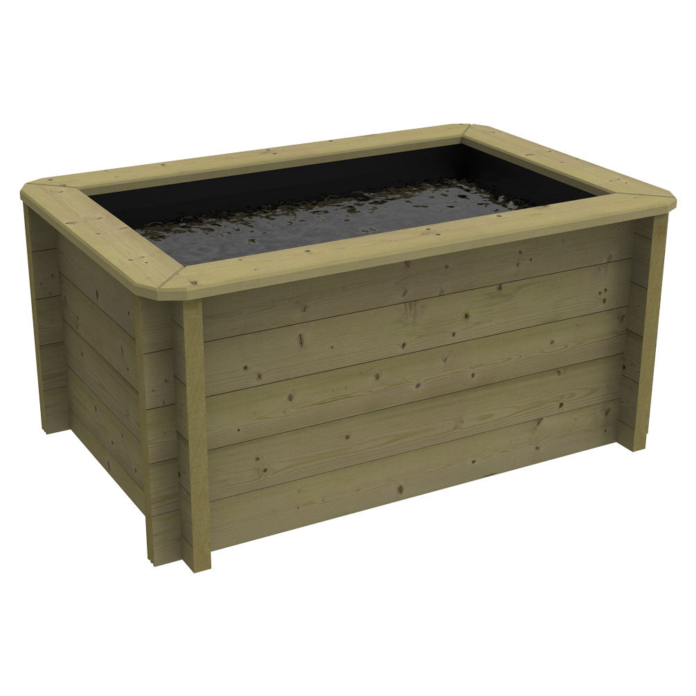 The Garden Timber Company Wooden Fish Ponds 1.5x1m 697mm Height 589L