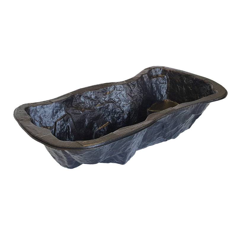 Perch Instant Ponds Plastic Preformed Pond 76 x 137 x 36cm 150L