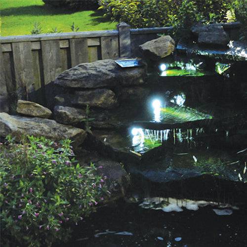 PondXpert Solar Sublight Triple Spotlights Pond & Garden Lighting