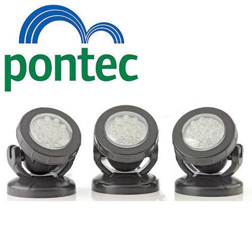 Pontec Pondostar LED Set of 3 Pond Lights - Real Aquatics