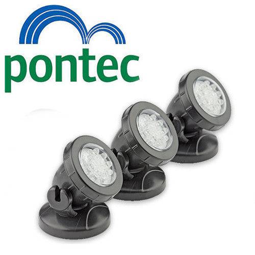 Pontec Pondostar LED Set of 3 Pond Lights - Real Aquatics