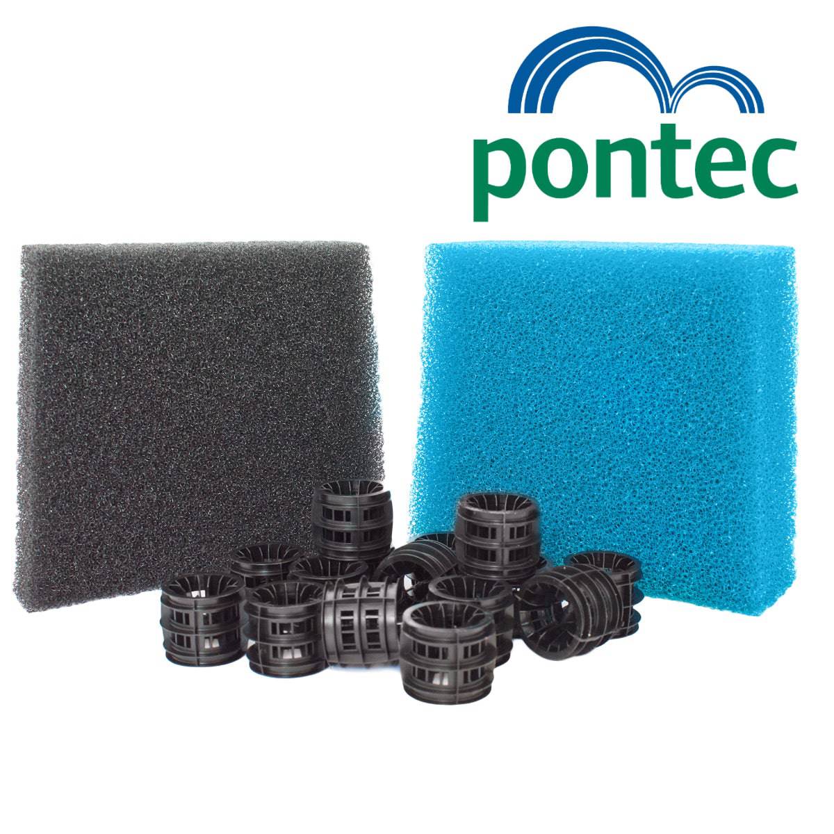 Pontec PondoClear 4000 Replacement Foam & Bio Balls Pack 21848 - Real Aquatics