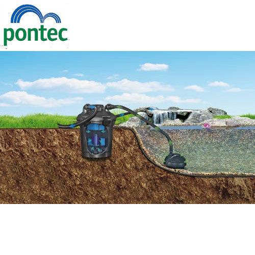 Pontec PondoPress Pressurised Pond Filter Pump UV 10000L - Real Aquatics