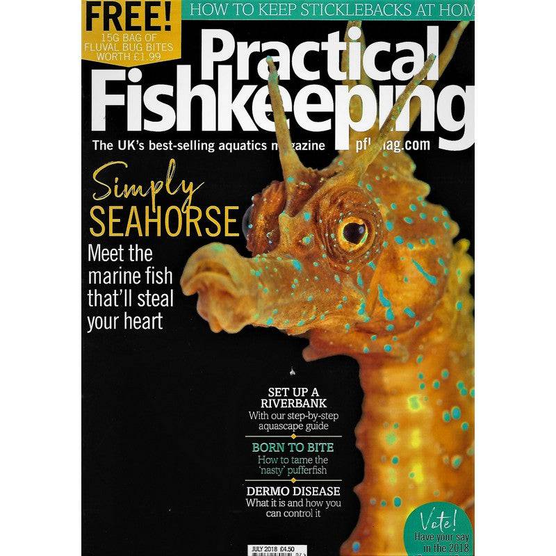 Practical Fishkeeping Magazine July 2018 Issue 7 PFK Mag - Real Aquatics