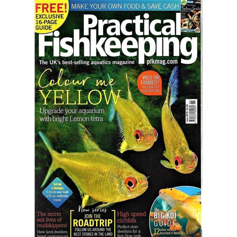 Practical Fishkeeping Magazine June 2018 Issue 6 PFK Mag - Real Aquatics