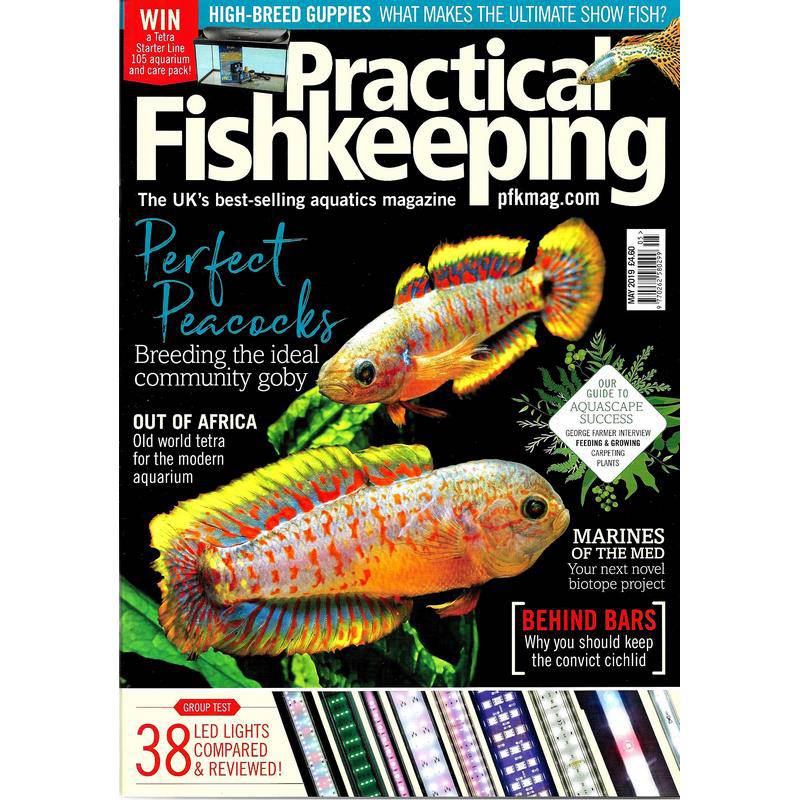 Practical Fishkeeping Magazine May 2019 Issue 5 PFK Mag - Real Aquatics