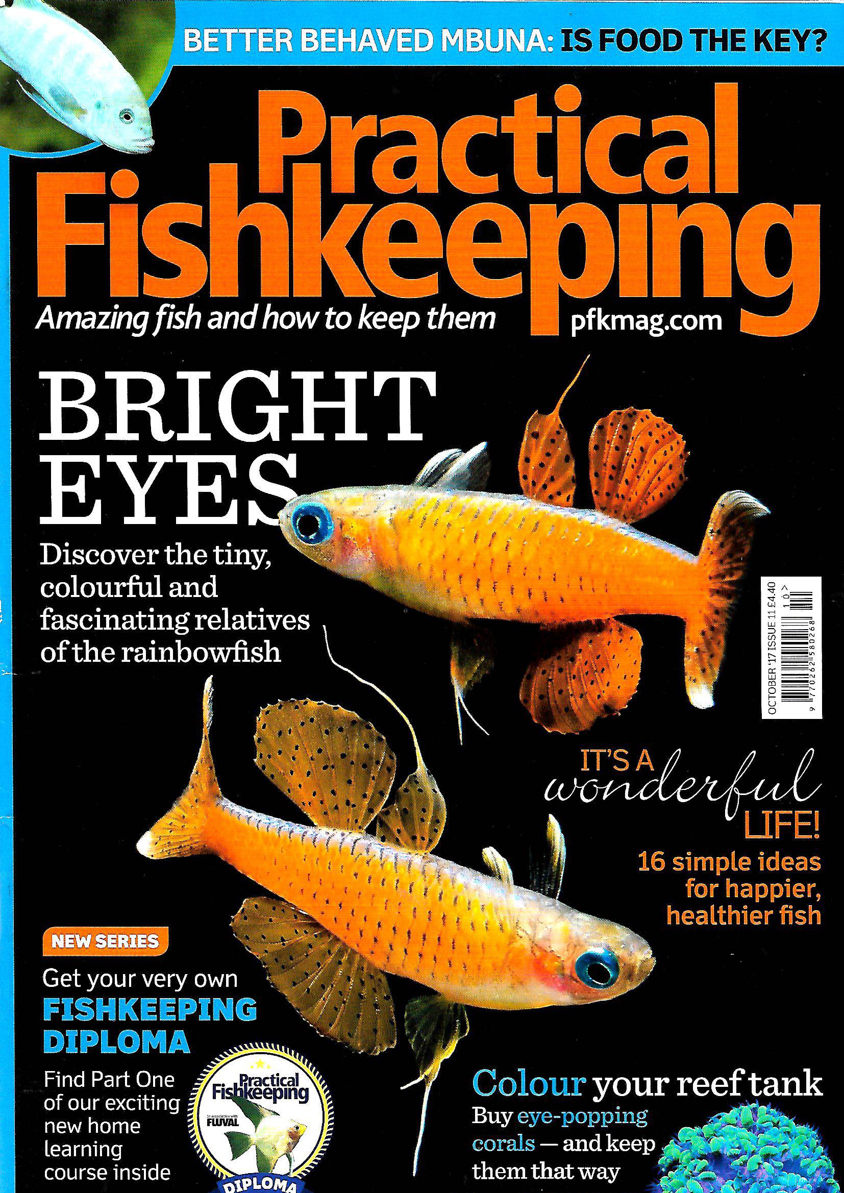 Practical Fishkeeping Magazine October 2017 Issue 11 - Real Aquatics