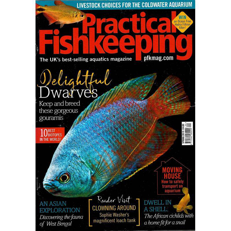 Practical Fishkeeping Magazine Spring 2019 Issue PFK Mag - Real Aquatics