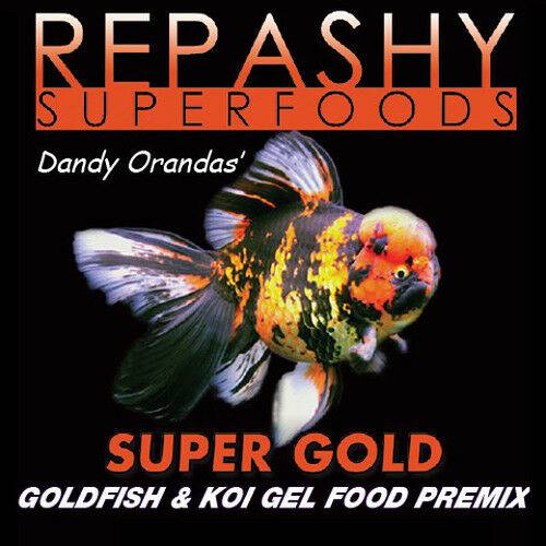 Repashy SuperFoods Super Gold Goldfish & Koi Gel Food Premix 84/340g/2kg - Real Aquatics