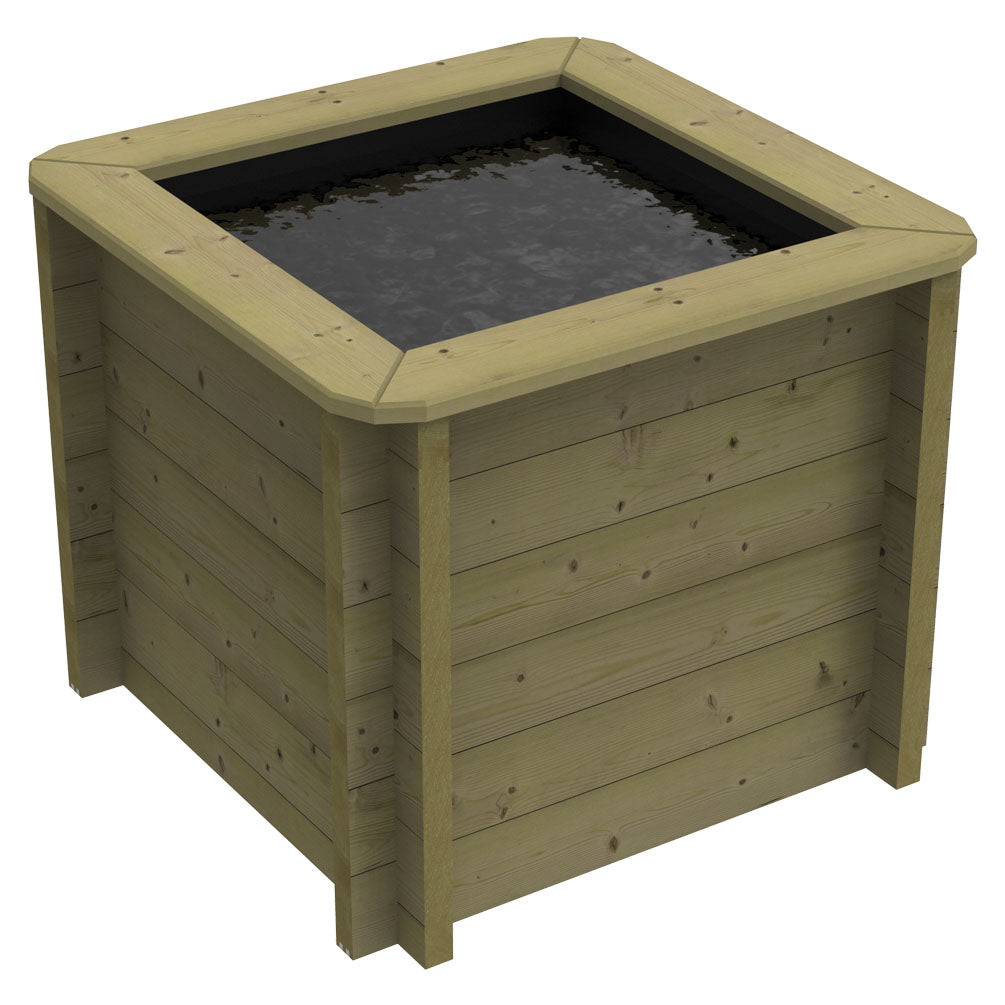 The Garden Timber Company Wooden Fish Ponds 1x1m 831mm Height 431L