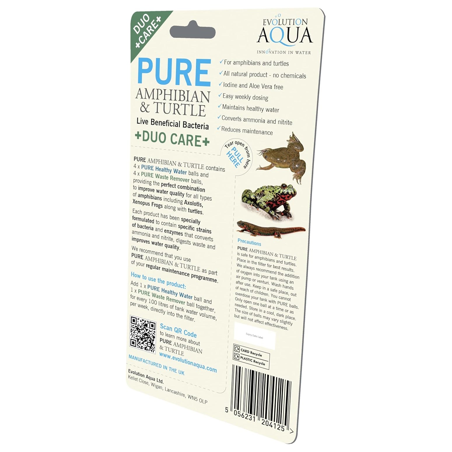 Evolution Aqua Pure Amphibian and Turtle Live Bacteria