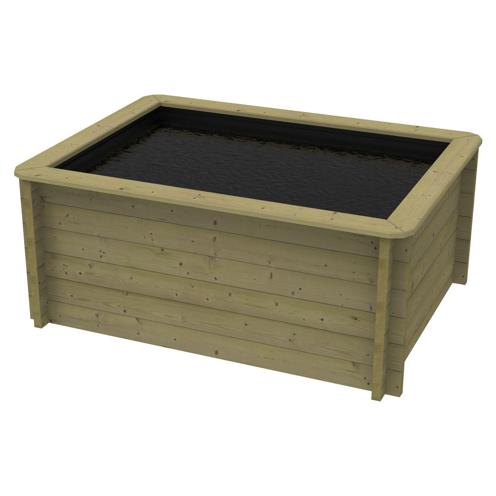 The Garden Timber Company Wooden Fish Ponds 2x1.5m 831mm Height 1663L