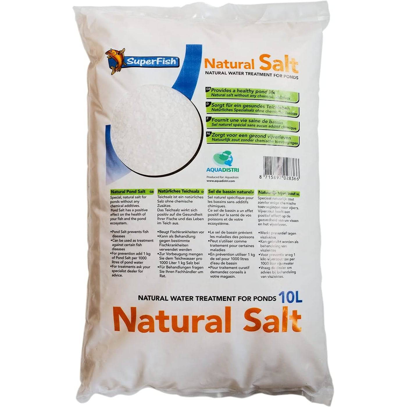 SuperFish Pond Natural Salt 10L / 11kg