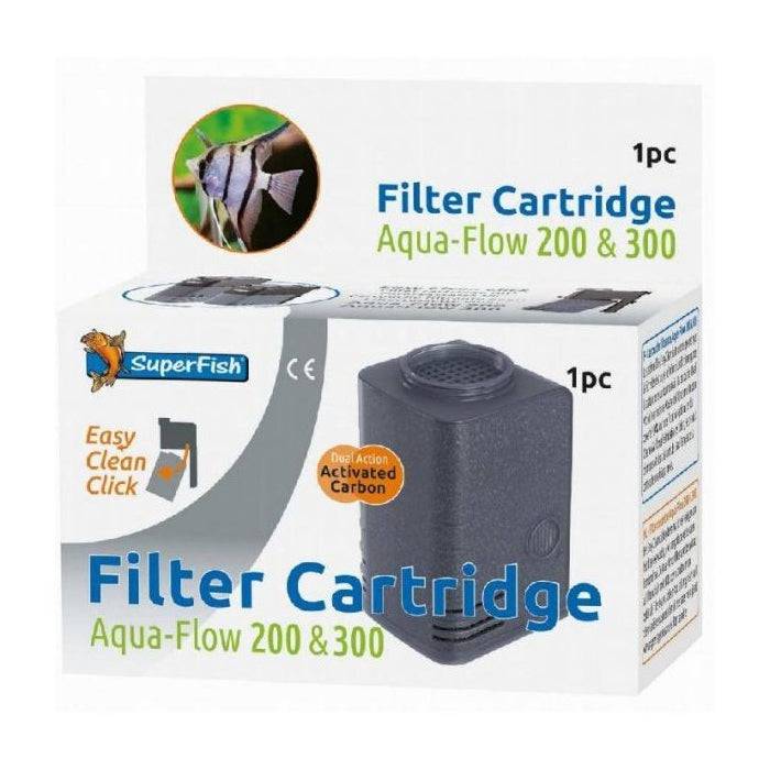 SuperFish Aqua-Flow 200/300 Easy Click Cartridges (1pc) - Real Aquatics