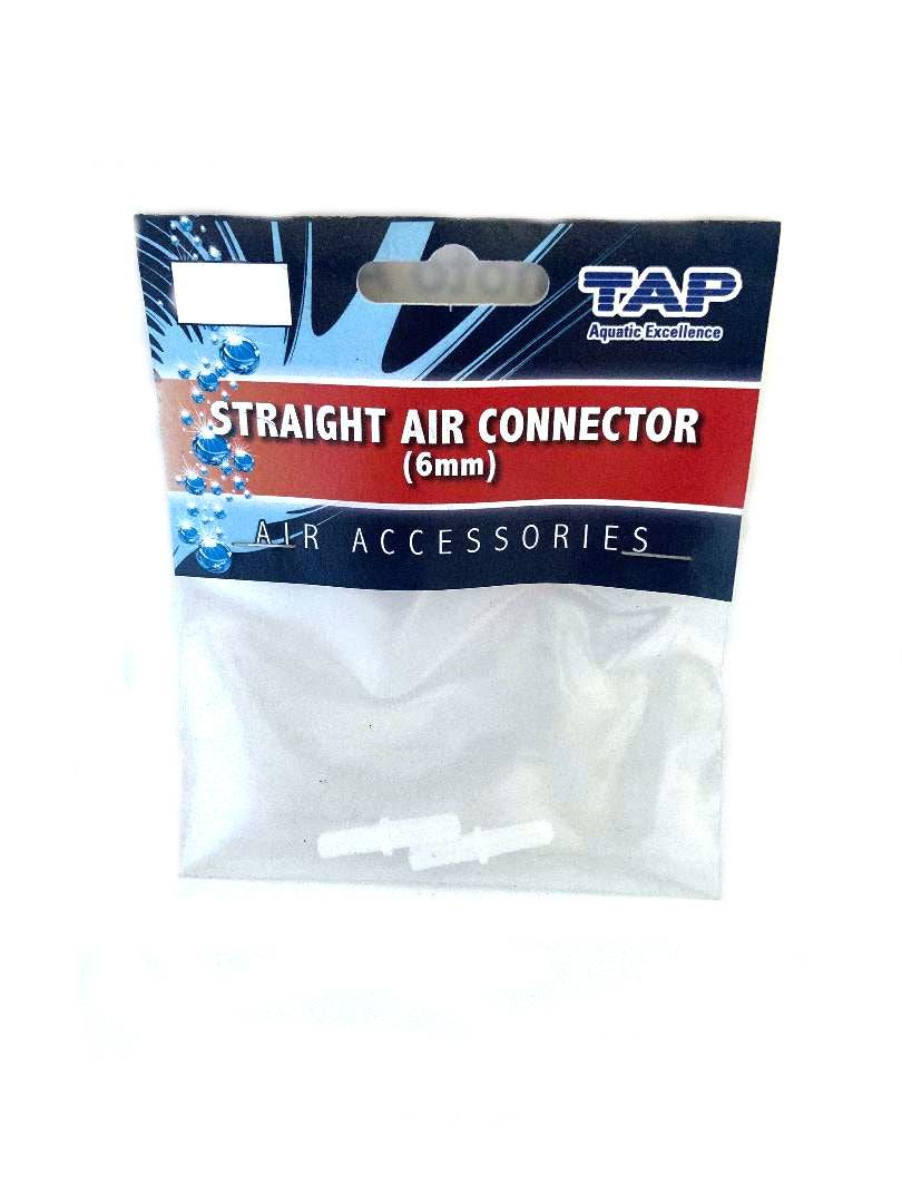 TAP Air Pump Accessories Straight Air Connector 6mm - Real Aquatics