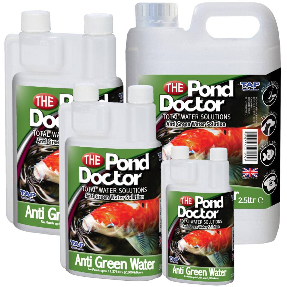 TAP Pond Doctor Anti Green Water Treatment 250-2500ml - Real Aquatics